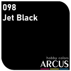 Краска Arcus 098 Jet Black – Черный, матовый
