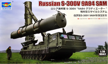 Сборная модель 1/35 зенитно-ракетный комплекс S-300V 9A84 SAM Trumpeter 09520
