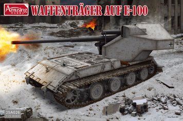Сборная модель 1:35 танк Waffentrager auf E-100 Amusing Hobby 35A026