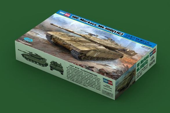 Сборная модель 1:35 израильский основной боевой танк "Меркава" 3D низкоинтенсивный HobbyBoss 82476