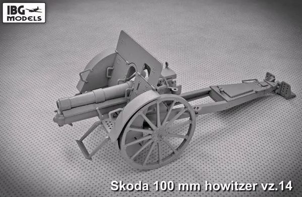 Сборная модель 1:35 гаубица Skoda 100mm vz 14 Howitzer IBG Models 35026