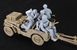 Збірна модель 1/35 Британська протитанкова гармата 6 Pdr (бортова) з вантажівкою 1/4 тонни з екіпаже