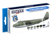 Набор акриловых красок Luftwaffe Maritime Aircraft 6x17ml Hataka Hobby HTK-BS120