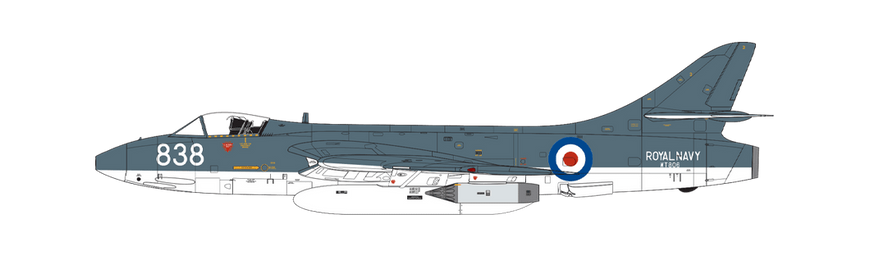 Збірна модель 1/48 справжня авіаційна краса Hawker Hunter FGA.9/FR.10/GA.11 Airfix A09192