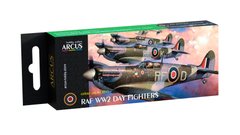 Set of acrylic paints RAF WW2 Day Fighters Arcus A3011