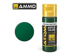Акриловая краска ATOM Forest Green Ammo Mig 20093