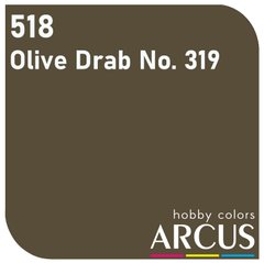 Емалева фарба Olive Drab No. 319 (Оливковий Драб) ARCUS 518