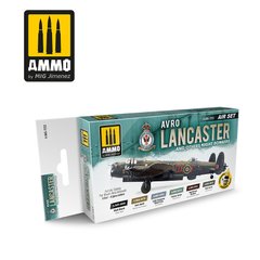 Набір акрилових фарб AVRO Lancaster та інші нічні бомбардувальники AVRO Lancaster and Others Night Bombers Air Set Ammo Mig 7252