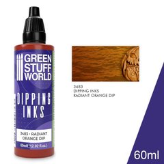 Напівпрозорі фарби щоб отримати реалістичні тіні Dipping ink 60 ml - RADIANT ORANGE DIP GSW 3483