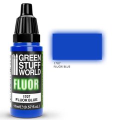 Fluorescent acrylic opaque paint Fluor Paint BLUE 17 ml GSW 1707