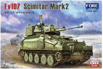 Збірна модель 1:72 розвідувальна машина Fv107 Scimitar Mark 2 Fore Art 2001