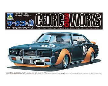 Збірна модель 1:24 автомобіль CEDRIC 330 WORKS Aoshima 06573