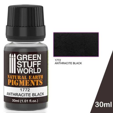 Natural earthy pigments for modelers Pigment ANTHRACITE BLACK 30 ml GSW 1772