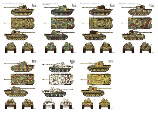 Збірна модель 1/35 танк Pz.Kpfw.V Panther Ausf.G ранній Academy 13529