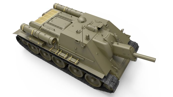 Збірна модель 1/35 самохідна артилерійська установка СУ-122 (з повним інтер'єром) MiniArt 35197