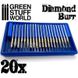 Set of 20 Green Stuff World 1446 Diamond Burs