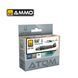 Набір модельних акрилових фарб ATOM " Кольори прибережної команди RAF" Ammo Mig 20909