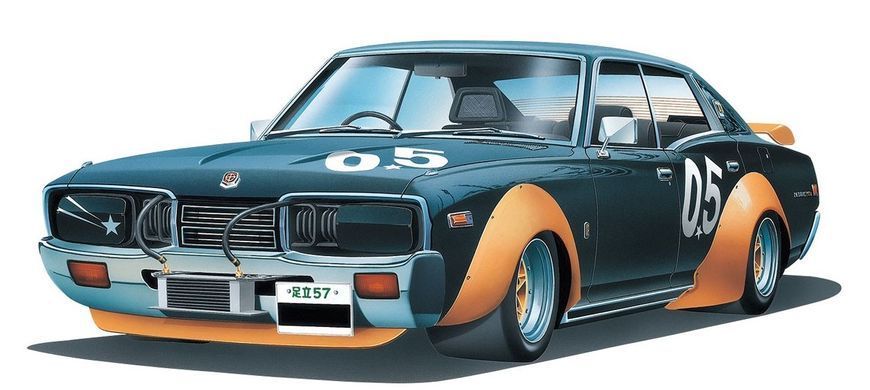 Збірна модель 1:24 автомобіль CEDRIC 330 WORKS Aoshima 06573