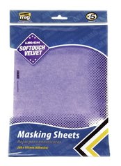 Бархатные маскировочные листы Softtouch (x5 листов, 280 мм x 195 мм) (Softouch Velvet Masking Sheets) Ammo Mig 8244