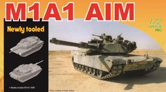 Збірна модель 1/72 танк M1A1 AIM Dragon 7614