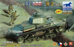 Сборная модель 1/35 танк Skoda LTVz35 & R-2 Tank 2 in 1 (Eastern European Axis forces) Bronco CB35105