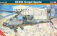 Збірна модель 1/72 гелікоптер AH-64A Acropol Apache MisterCraft D-39
