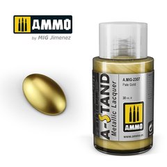 Матовое покрытие A-STAND Pale Gold Светлое золото Ammo Mig 2307