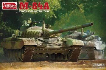 Сборная модель 1:35 танк M-84A Yugoslavia Battle Tank Amusing Hobby 35A045