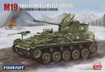 Збірна модель 1:72 самохідна зенітна гармата M19 Twin 40mm Gun Motor Carriage Fore Art 2004