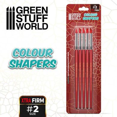 Silicone Brushes - Size 2 - VERY STURDY Green Stuff World 1528