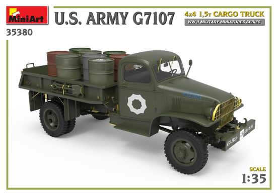 Сборная модель 1/35 грузовик U.S. Army Cargo Truck 4X4 1,5t MiniArt 35380