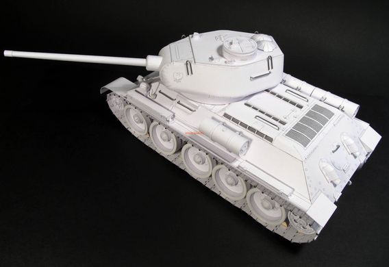 Бумажная модель 1/25 – самый известный танк Второй мировой войны Т-34/85 WAK 3-4/12