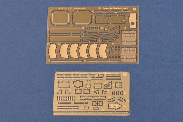 Assembled model 1/35 Israeli Merkava Type 4 main battle tank - with trophy system HobbyBoss 84523