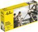 Prefab model 1:72 figure personnel of the German Air Force Deutsche Luftwaffe Personal Heller 49655