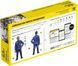 Prefab model 1:72 figure personnel of the German Air Force Deutsche Luftwaffe Personal Heller 49655