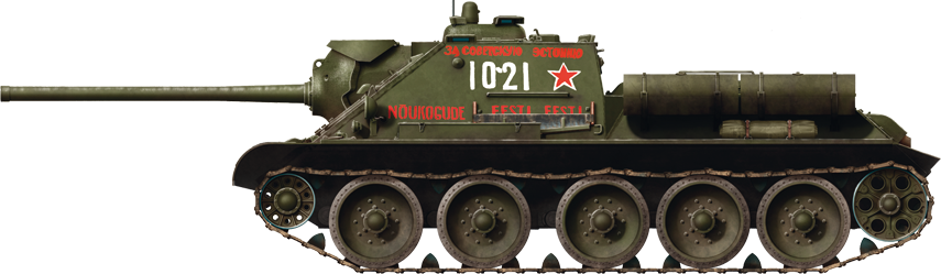 Збірна модель 1/35 самохідна артилерійська установка СУ-85 (з повним інтер'єром) MiniArt 35204