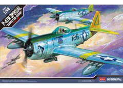 Assembled model 1/48 aircraft P-47N "Expected Goose" Academy 12281