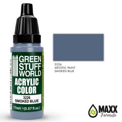 Acrylic paint opaque SMOKED BLUE with matte finish 17 ml GSW 3226