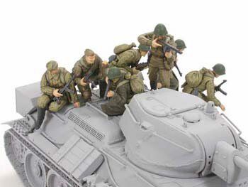 Сборная модель 1/48 советских солдат Infantry & Tank Crew Tamiya 32521