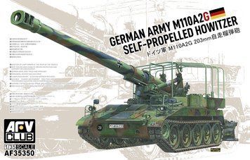 Assembly model 1:35 self-propelled gun M110 A2 G - 203 mm AFV Club 35350