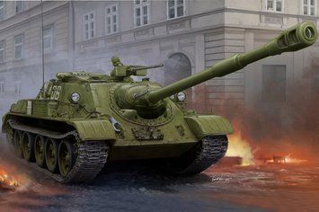 Assembled model 1:35 SU-122-54 tank destroyer HobbyBoss 84543