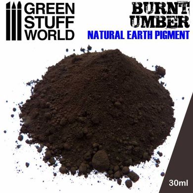 Natural earthy pigments for modelers Pigment BURNT UMBER 30 ml GSW 1765