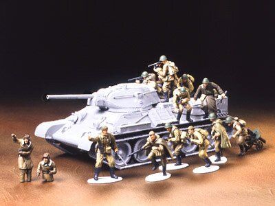 Збірна модель 1/48 радянських солдат Infantry & Tank Crew Tamiya 32521
