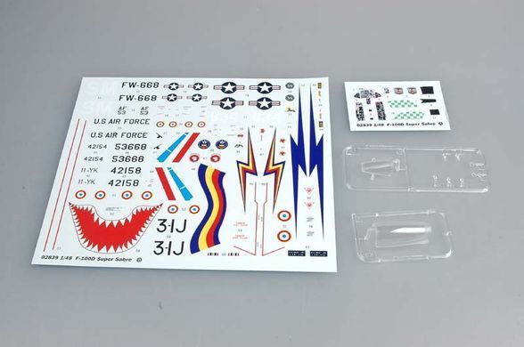 Збірна модель 1:48 літак North American F-100D Super Sabre Trumpeter 02839
