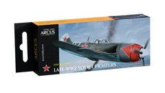 Набор эмалевых красок Arcus 1002 Late-WW2 Soviet Fighters