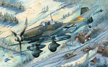 Збірна модель 1:32 літак Junkers Ju-87G-2 Stuka Trumpeter 03218