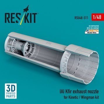 Масштабна модель 1:48 випускна насадка IAI Kfir для комплекту Kinetic / Wingman Reskit RSU48-0511