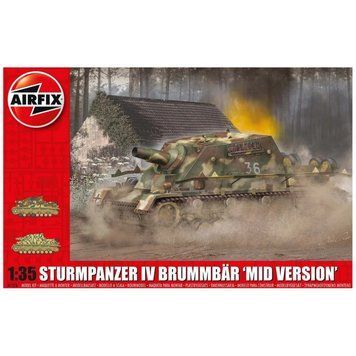 Збірна модель 1:35 самохідна артилерія Sturmpanzer IV Brummbar Sd.Kfz 166 III Airfix A1376