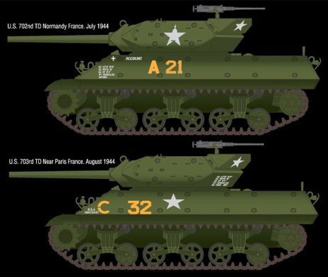 Сборная модель 1:35 САУ U.S. ARMY M10 GMC Academy 13288