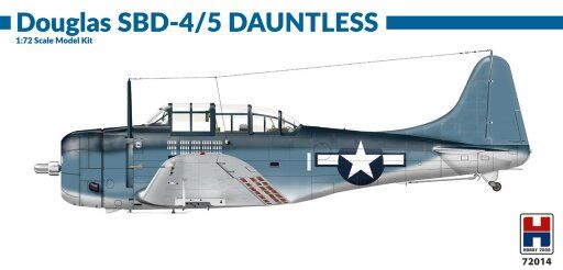 Збірна модель літака Douglas SBD 4/5 Dauntless Hobby 2000 72014